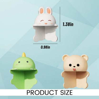 12 pcs Corner Protectors for Furniture, Cartoon Animal Table Corner Guards, Waterproof Anti-Collision Edge Protectors with Bear, Dinosaur, Rabbit Designs, PVC Bumpers for Edges Safety