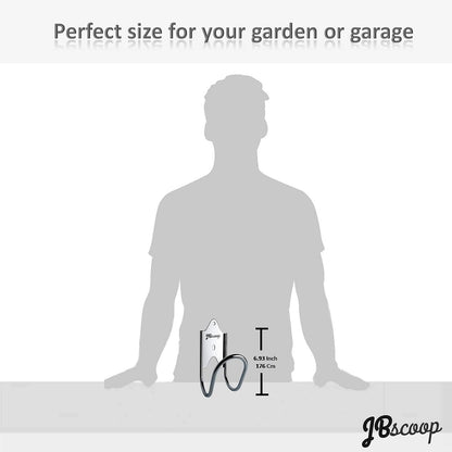 JBscoop Garden Hose Holder, Garden Hose Hanger Wall Mount for Water Hose, Extension Cords, Air Compressor Hose, Heavy Duty & Rust Proof Set of 1