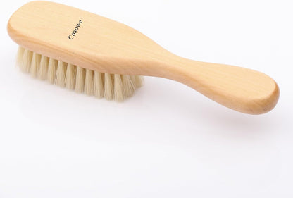 Cosowe Wood Clean Brush, Laundry Stain Brush with Handle and Soft Boar Bristles, Cleaning Brushes for Household Use, Natural Beech Wood Bath Massage Brush, Portable
