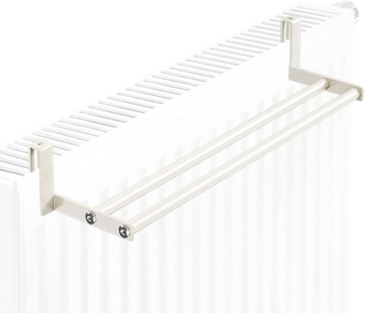 Wall Drying Rack Heavy-Duty Space-Saving Towel Rod | Drying Rack Wall Mounted for Closet Bathroom Room Rv Dorm Clothing