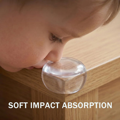 Extra Large & Ultra-Safe Baby Corner Protector Guards - 16-Piece Transparent Table Corner Protectors for Furniture, Super Strong Adhesive, Easy to Install Child Safety Set (Transparent, L-Shaped)