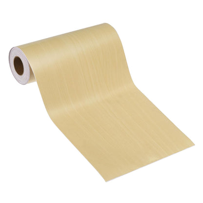 PATIKIL Self Adhesive Wood Grain Repair Tape 33'x 3", Multi-Use Realistic Wood Grain Repair Patch for Furniture Floor Door Table Chair Windows Handicraft DIY, Yellow Teak