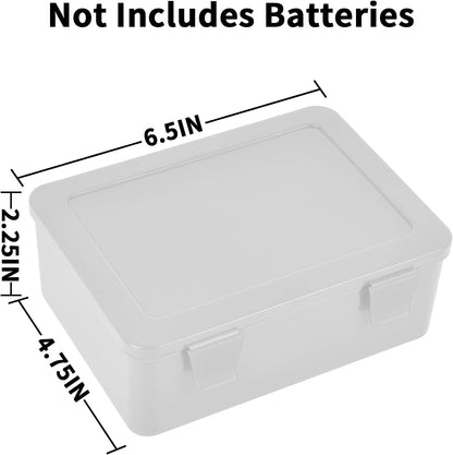FULLCASE Battery Organizer Storage Case with Tester,Holds 18 AA & 18 AAA Batteries