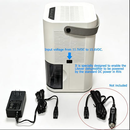 Litever Dehumidifier Dual Core Compact Quiet for Home. Portable, Auto Shut OFF, 57OZ Water Tank. Delay-Off Timer and Ambient Light. Perfect for Small Bedroom Bathroom Basement RV Camper Closet