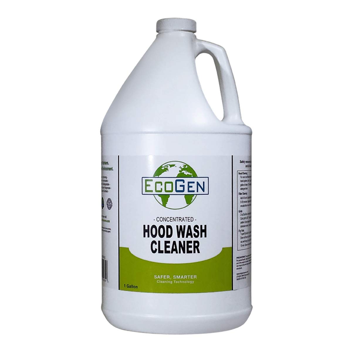 Commercial Hood Cleaner; Concentrated Formula, Biodegradable, Powerful Degreaser, Professional Strength Cleaning For Industrial Kitchens, Pack of 4 Gallons