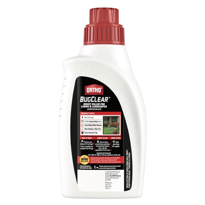 Ortho BugClear Insect Killer for Lawns & Landscapes Ready to Spray - Hose-End Applicator, Outdoor Bug Spray, Kills Mosquitoes, Ants, Spiders, and More, 32 fl. oz.