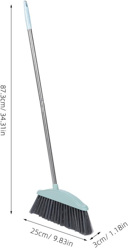 Beaupretty Heavy Duty Broom Outdoor Indoor Brooms Floor Cleaning Stainless Steel Long Handle Angle Broom for Sweeping Patio Garage Outside Deck Porch Yard Home Warehouse