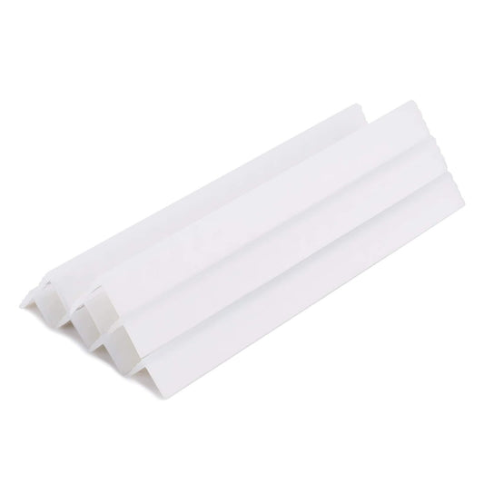 LONGFITE Table Wall Edge Protector Clear Corner Protectors Guards 6.56 feet Furniture Fireplace Safety Bumpers 8 Pack Baby Proofing with Wide Coverage and Safe Silicone Material (Semitransparent)
