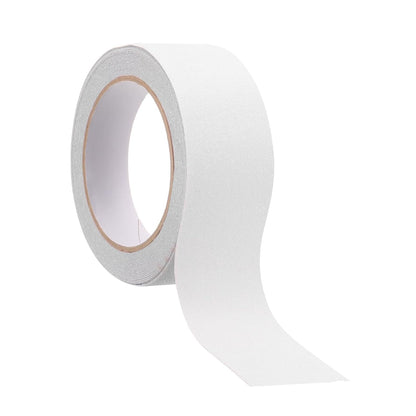 HARFINGTON Anti Slip Traction Tape 2" x 16.4ft Waterproof Non-Slip Grip Tape High Friction Weather Resistant Non Skid Stair Treads Tape for Indoor Outdoor Stair Steps, White