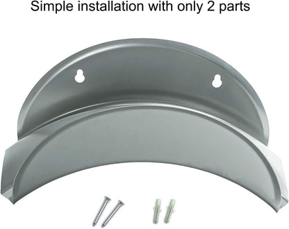 Tinsow Steel Wall Mount Garden Hose Hangers, Water Hose Hooks for Hose Organizing, Hose Holder Storage for Outside Hose Bracket, Car Hose Holder, Carrier, Support for Garden Hose (1, Grey)