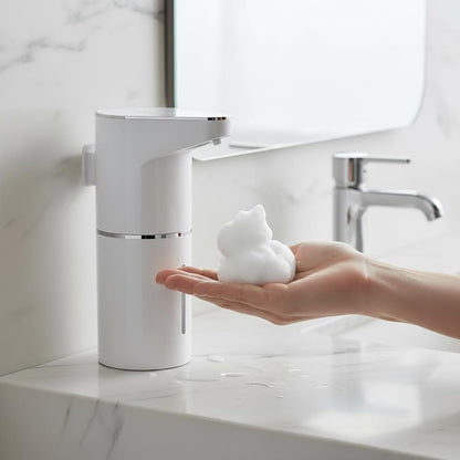 Automatic Foam soap Dispenser, Rechargeable Electric Hand Wash Unit with Motion Sensor, 3 Adjustable Speeds, 350ml Capacity