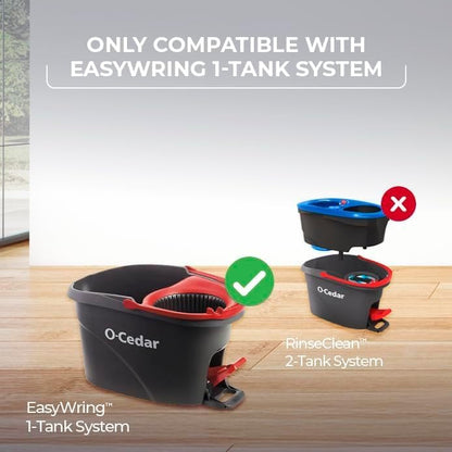 O-Cedar EasyWring Spin Mop Head Refill (Pack of 2)