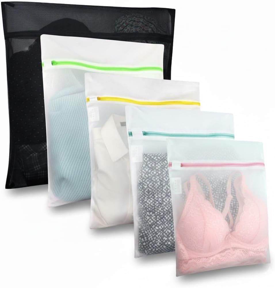 GOGOODA Mesh Laundry Bags for Delicates Durable Protective Wash Bags | Travel Storage Bags for Intimates Lingerie, 3PCS（3XXL）
