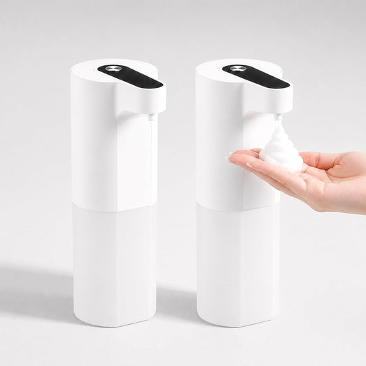 Automatic Soap Dispenser Touchless, Liquid & Foaming Soap Dispensers, USB Rechargeable Smart Hand Soap Dispenser, 3-Level Adjustable, 12.2oz/360ml (Gel Version and Foam Version)