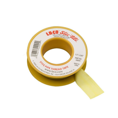 LA-CO 44095 Slic-Tite PTFE Pipe Thread Tape, Premium Grade [260" Length, 1/2" Wide], Pink