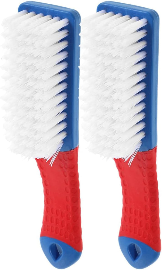 LALAFINA Shoe Cleaning Brush Soft Bristle Laundry Brush for Shoes and Clothes Multifunctional Household Shoe Care Tool 5.90X1.18X0.78In