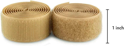 1 inch Black Hook and Loop Tape 1 Yd Self Adhesive Tape Sticky Back Heavy Duty Fastener Ideal for Window Fixing Net Carpets DIY Project Handmade Craft Home Office