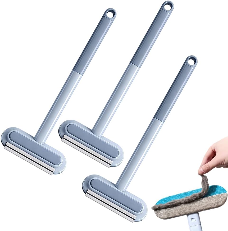 Window Screen Cleaner Tool with Squeegee | 4 in 1 Mesh Screen Cleaner Tool, Detachable Window Cleaning Kit, Multi-Functional Cleaning Brush for Window, Screens, Mesh