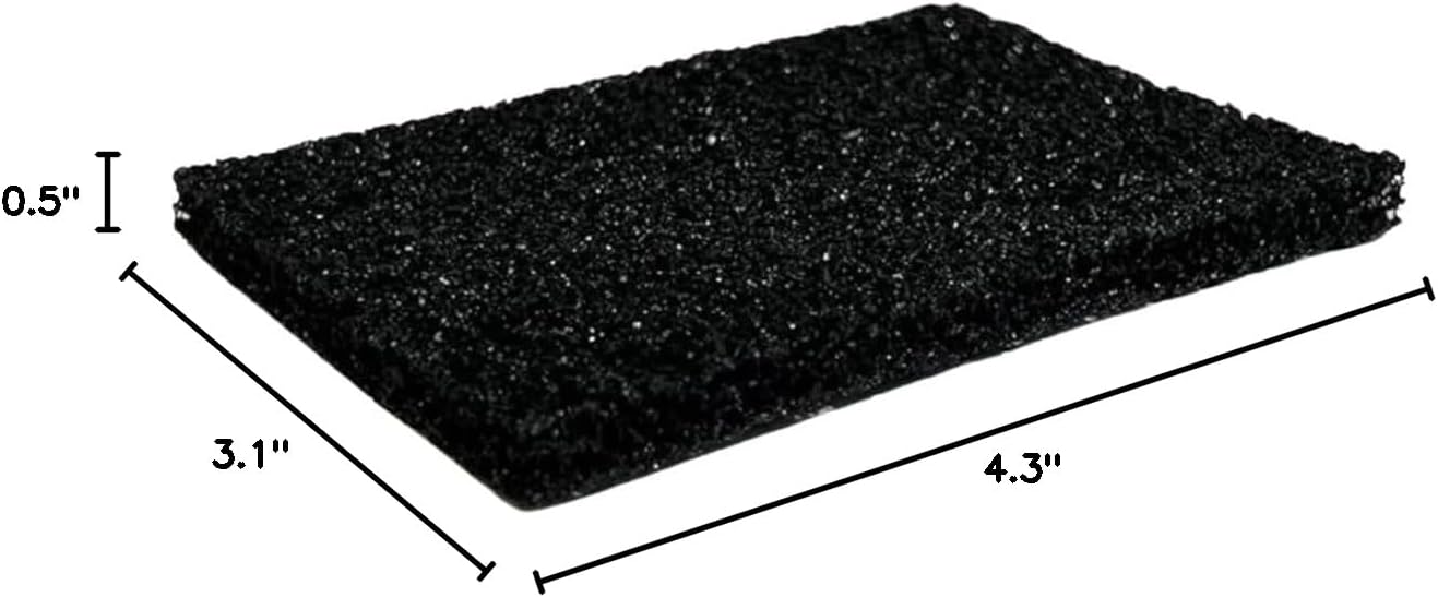 Nispira Activated Charcoal Odor Filter Refills Deodorizers Compatible with Simplehuman Filter Case Trash Cans, 4 Packs