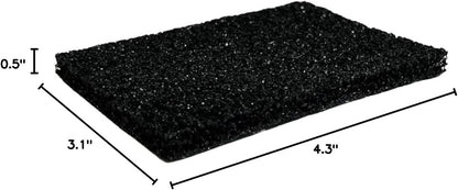 Nispira Activated Charcoal Odor Filter Refills Deodorizers Compatible with Simplehuman Filter Case Trash Cans, 4 Packs