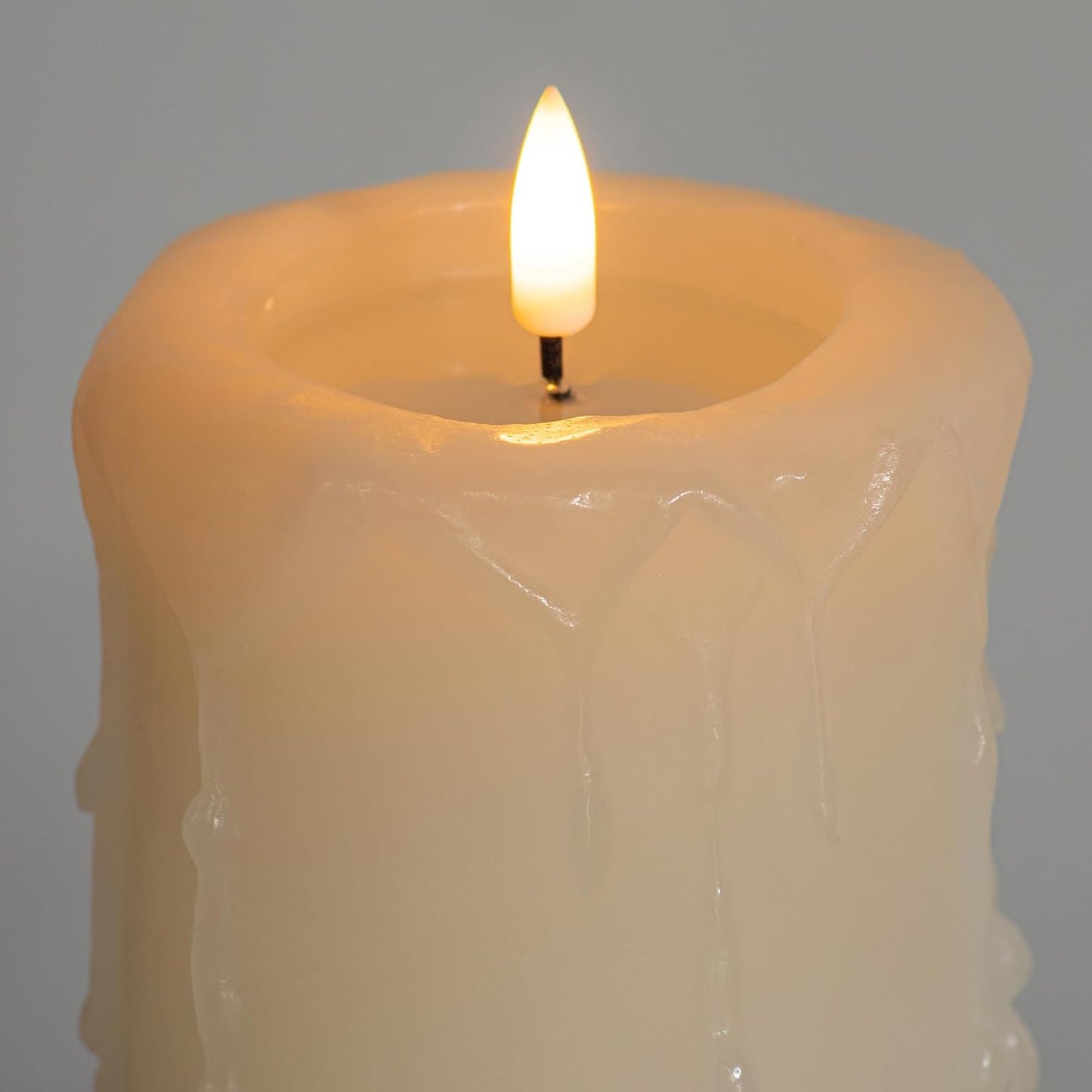 ANGELLOONG Flickering Flameless Candles, Realistic Battery Operated Candles with Remote and Timer, Set of 3 LED Candles for Room Fall Home Wedding Decor Centerpieces Table Party Valentines Decorations