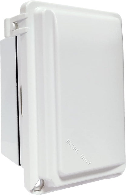 Sigma 16801WH Weatherproof 1-Gang While in Use GFCI Receptacle Kit, White
