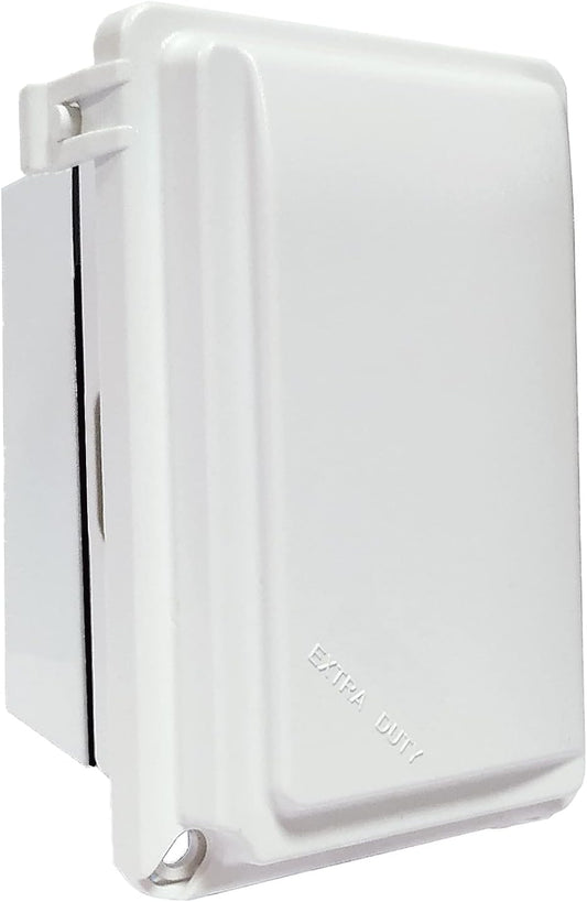 Sigma 16801WH Weatherproof 1-Gang While in Use GFCI Receptacle Kit, White