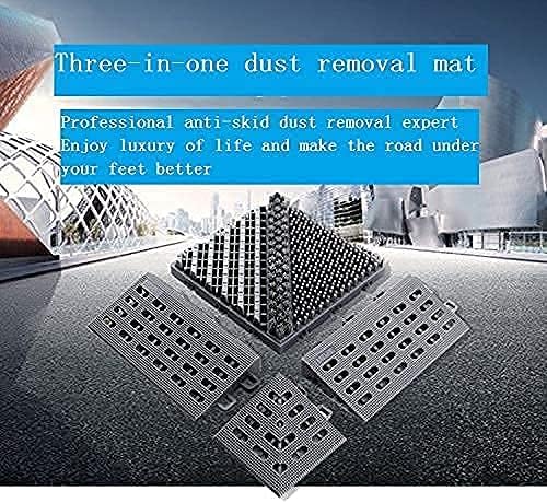 Outdoor Entrance Mat, EVA Heavy Duty Door Mat, Doormat scrpper with Nylon Brush, Non Skid, Easy Clean, for Patio Entry,Boot Scraper,DIY Assembly USD$4590USD$45.9