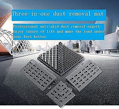 Outdoor Entrance Mat, EVA Heavy Duty Door Mat, Doormat scrpper with Nylon Brush, Non Skid, Easy Clean, for Patio Entry,Boot Scraper,DIY Assembly USD$4590USD$45.9