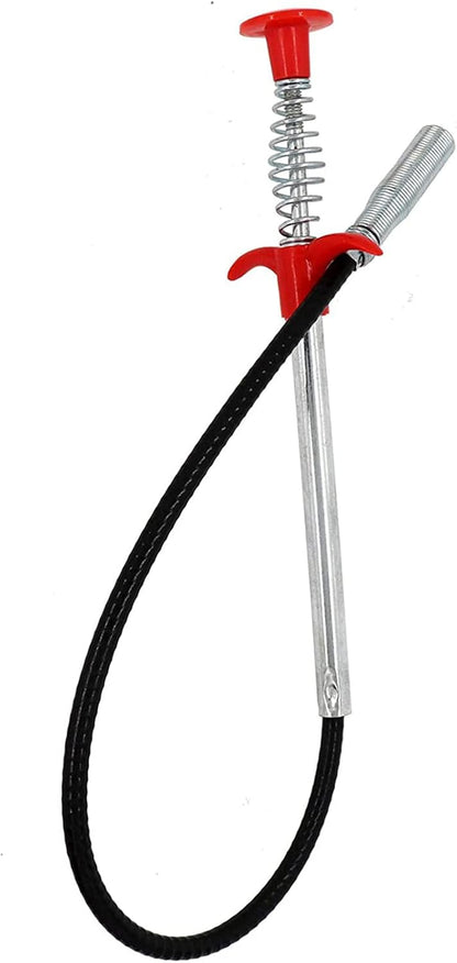 Drain Snake, Drain Clog Remover - Gutter Cleaning Tools Drain Cleaner for Toilet Sewer Shower Kitchen Bathroom Tub Clogged Drains Opener Cleaning Tool, Flexible Grabber Claw Pick Up Reacher (79 inch)