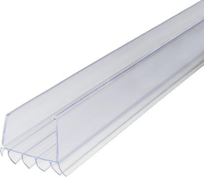 M-D Building Products Vinyl Cinch U-Shape Door Bottom Seal, Slide-On Weatherstripping Draft Stopper, Easy to Install, Fits 36” x 1-3/4” Doors, Fills 3/8”- 3/4” Gaps, 43337, Brown
