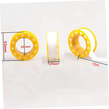 Uonlytech 10 Rolls Window Seal Strip Tape Heavy Duty Double Sided Tape for Leaks Pipe Thread Sealant