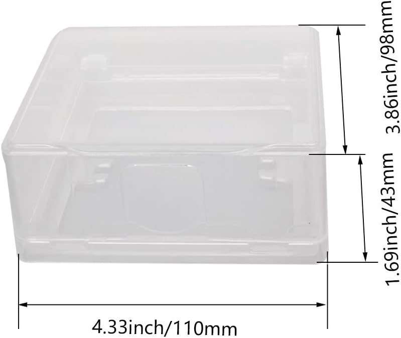 Heyiarbeit Weatherproof Cover Plug in Use Outlet Receptacle Protector 3.86"x4.33"x1.69"(LxWxH) for Retrofit Siding Construction 86 Type White 1Pcs