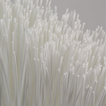 SPARTA Plastic Broom Head, Angled, Un-Flagged for Large Debris Indoor, Outdoor, Home, Restaurant, Lobby, Office, 12 Inches, Green