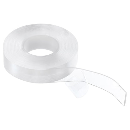 HARFINGTON Double Sided Nano Tape 10FT x 2" x 0.04" Multipurpose Removable Clear Mounting Tape Washable Waterproof Picture Hanging Adhesive Strips for Walls Carpets Posters Decor