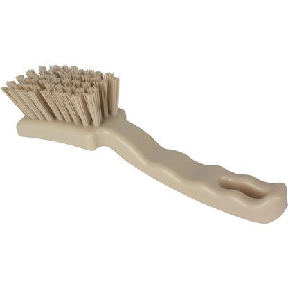 SPARTA 41395EC09 Plastic Scrub Brush, Detail Brush, Kitchen Brush With Hanging Hole For Cleaning, 7 Inches, Green