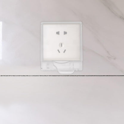 DOITOOL Outdoor Lockable Waterproof Outlet Cover with Sturdy Plastic Construction, Splashproof Design for Outdoor Use, Protective Socket Box Preventing Electric Shock and Weather Damage