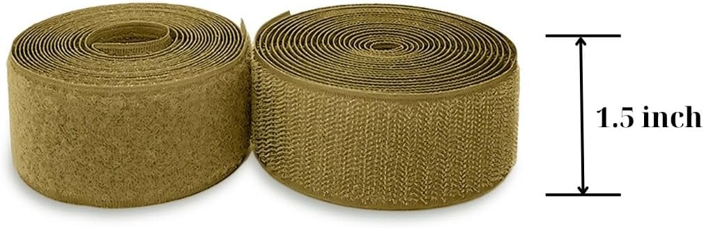 1 inch Black Hook and Loop Tape 1 Yd Self Adhesive Tape Sticky Back Heavy Duty Fastener Ideal for Window Fixing Net Carpets DIY Project Handmade Craft Home Office