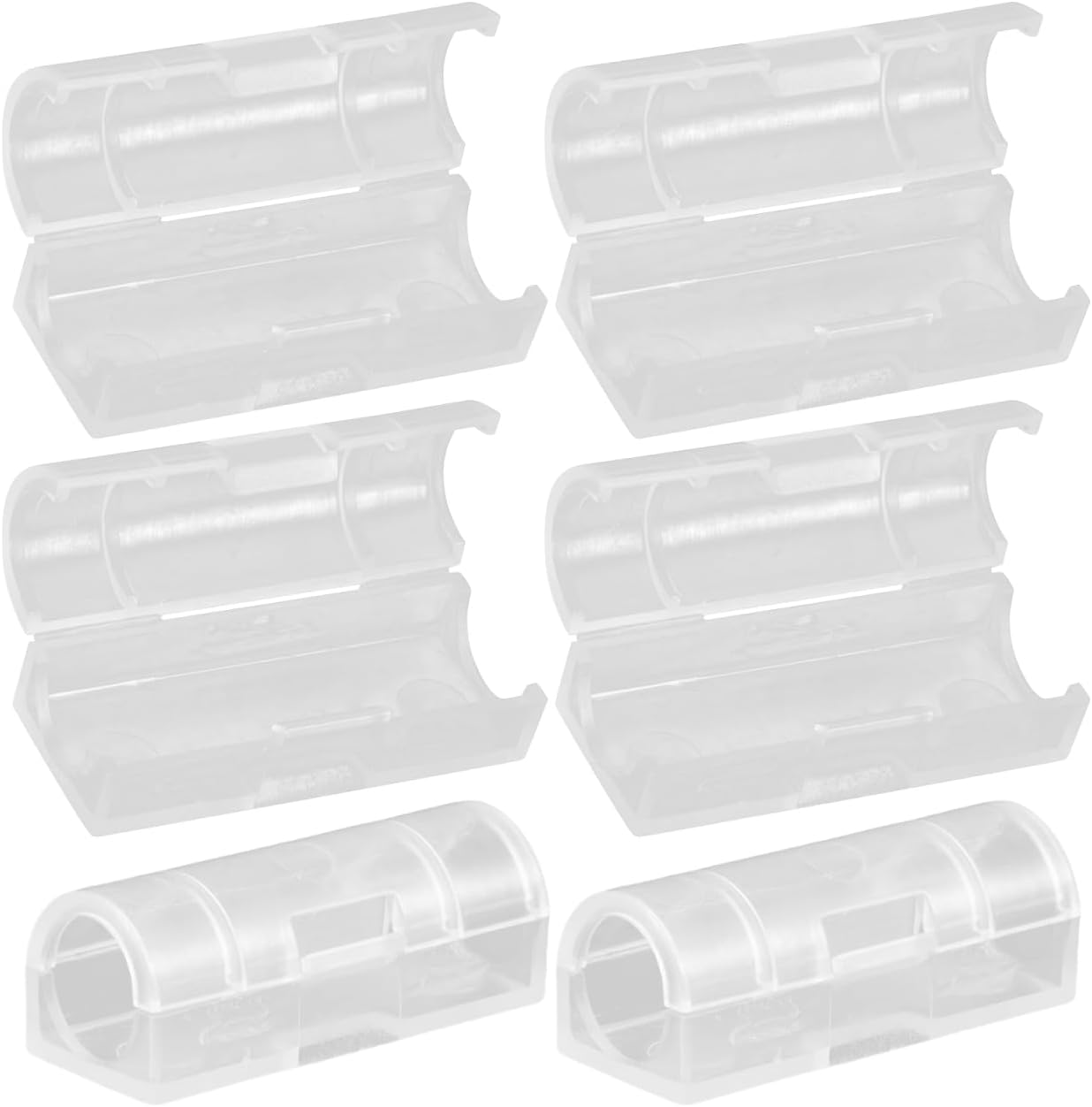 OSALADI 20 Pcs Self Adhesive Cable Clips Wall Line Card Wire Organizer for Desk and Wall Sticky Cord Clips for Cable Management Compact 1.29X0.51X0.47In