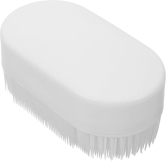 MAGICLULU Soft Bristle Laundry Stain Remover Brush for Clothes and Bathtubs, Plastic Material with Comfortable Grip, Gentle on Fabrics and Fingers, for Home Cleaning and Shoe Scrubbing