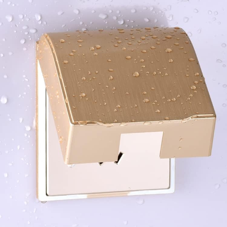 Fielect Weatherproof in Use Outlet Cover Plug 86 Type Electrical Outlet Cover Receptacle Protector 98x110x43mm for Retrofit Siding Construction, Transparent