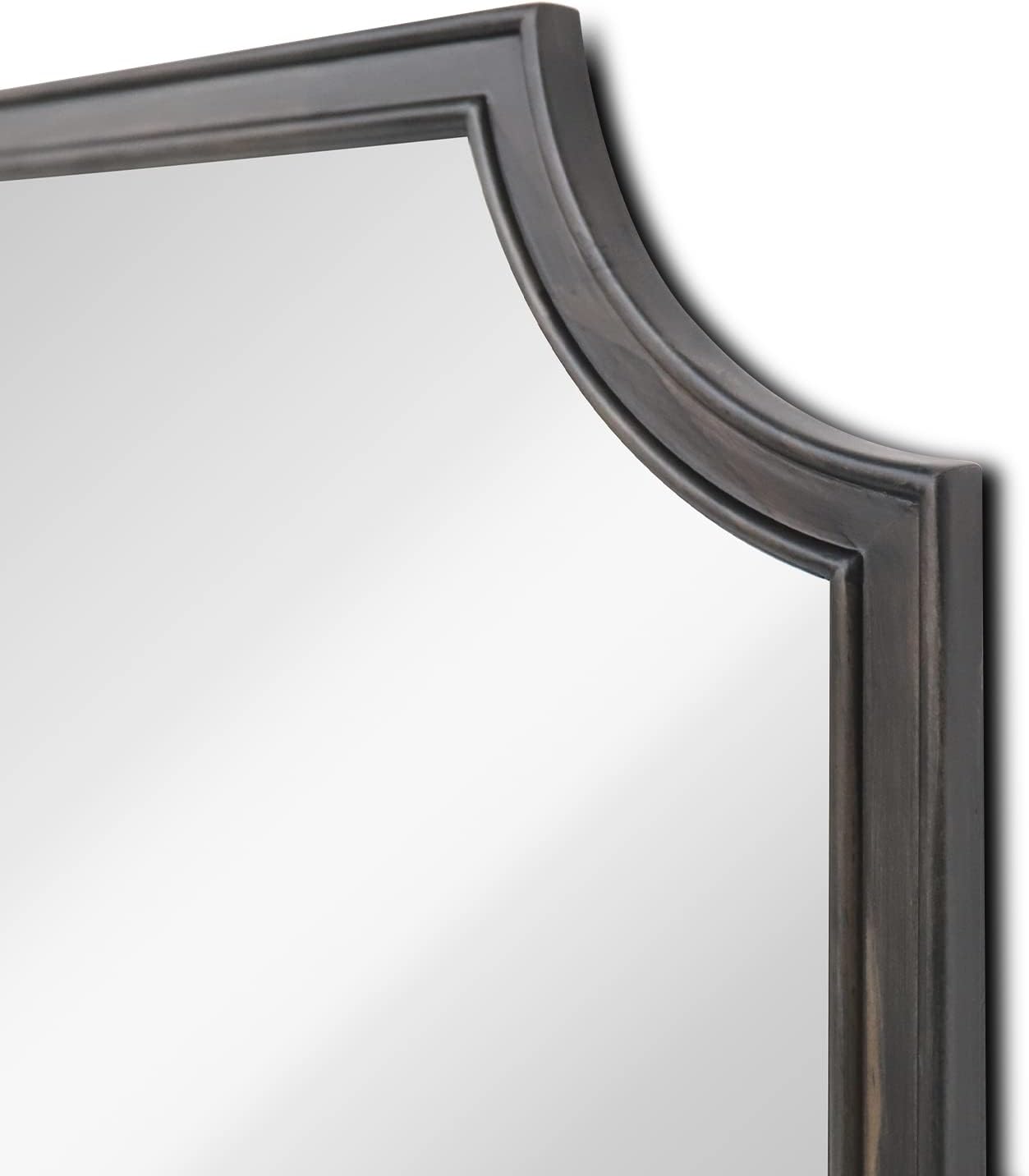 WallBeyond Full Length Mirror Wall Mounted 65"x22", Rustic Wooden Frame Floor Mirror, Large Full Body Mirror for Bedroom, Leaning or Hanging Against Wall, Natural