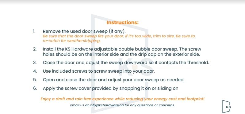 Patent Pending, Adjustable Double Bubble Door Sweep, Draft Stopper, Under Door Seal for Exterior Doors, 1 3/4" x 36" (Black 36 inch)