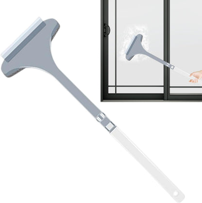 Window Screen Cleaning Brush, Double Sided Window Mesh Cleaner, Hangable Screen Cleaning Brush with Scraper, Multi Tool for Glass Door Wall, 17.71x5.9x1.96 Inch