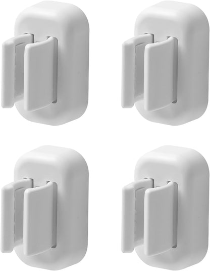 2PCS Toothbrush Holder Wall Mounted, Self Adhesive Electric Toothbrush Organizer for Bathroom, Waterproof Multi-Function Holder for Dorm, Cabinet(White)