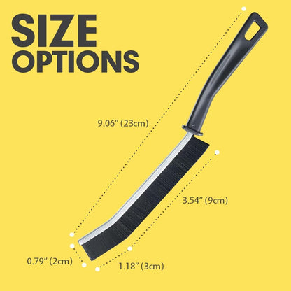 Hard Bristle Crevice Cleaning Brush, Small Cleaning Brushes, Grout Cleaner Brush, Toilet Brush, Scrub Brush for Shower Tile, Skinny Gap Cleaning Tools for Household Use, Bathroom, Kitchen