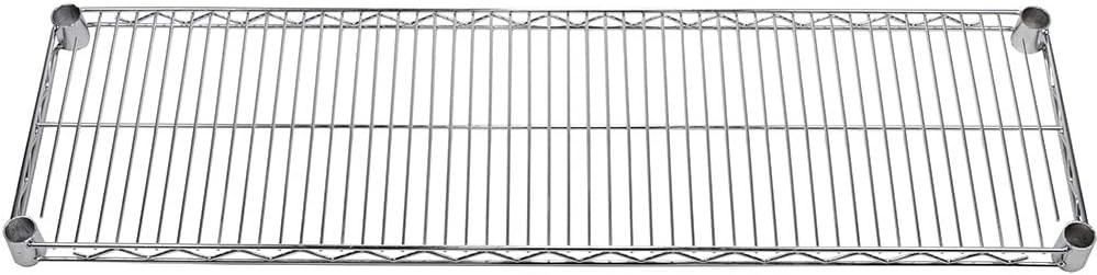 Shelving Inc. 12" d x 30" w Chrome Wire Shelving with 2 Tier Shelves, Weight Capacity 800lbs Per Shelf