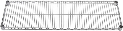 Shelving Inc. 12" d x 30" w Chrome Wire Shelving with 2 Tier Shelves, Weight Capacity 800lbs Per Shelf