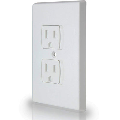 Self-Closing Baby Proof Outlet Covers Baby Proofing - An Alternative To Plug Covers for Electrical Outlets and Outlet Protectors (3 pack)