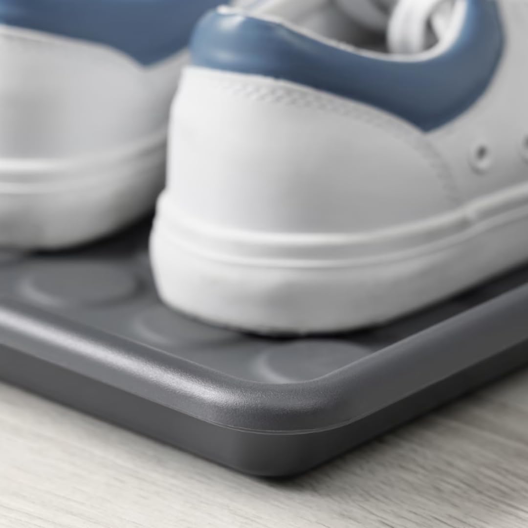 Indoor & Outdoor Boot Tray, Shoe mat Gray 18 x 14 inches